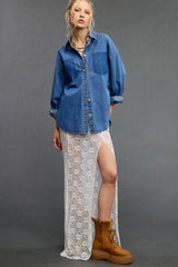 Button Down Denim Shirt