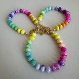 Pastel Rainbow Peruvian Opal Bracelet