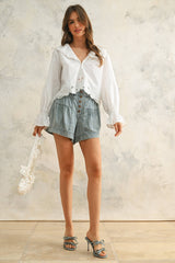 Eyelet Detailed Blouse