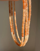 Peach Ombre Quartz Necklace