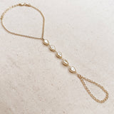 Baroque Pearl Hand Chain