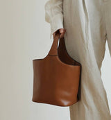 Leather Bucket Bag