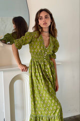Tatiana Block Printed Dress