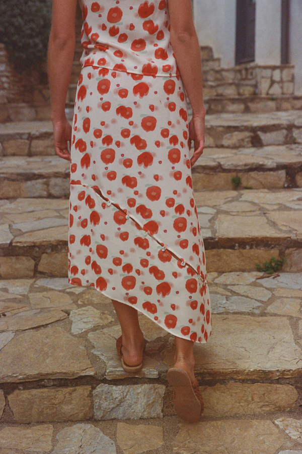 Red Tulip Skirt