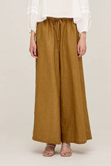 Jessie Long Line Linen Pant