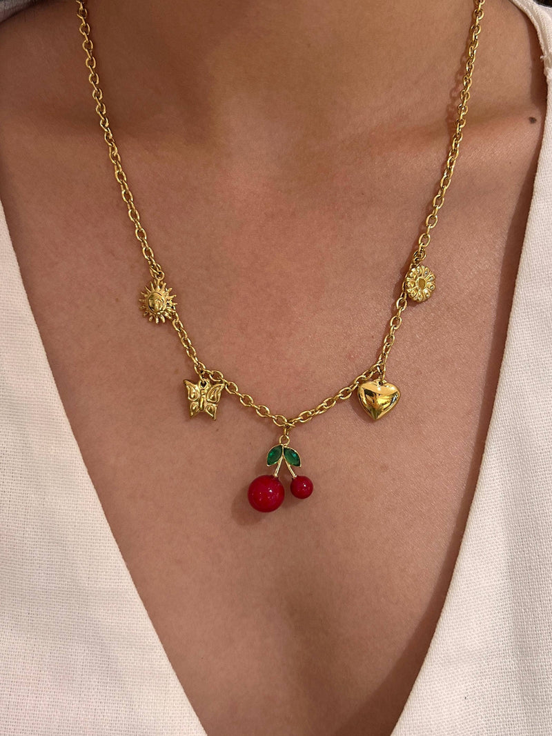 Cherry Charm Necklace