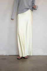 Fran Satin Midi Skirt