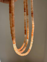 Peach Ombre Quartz Necklace