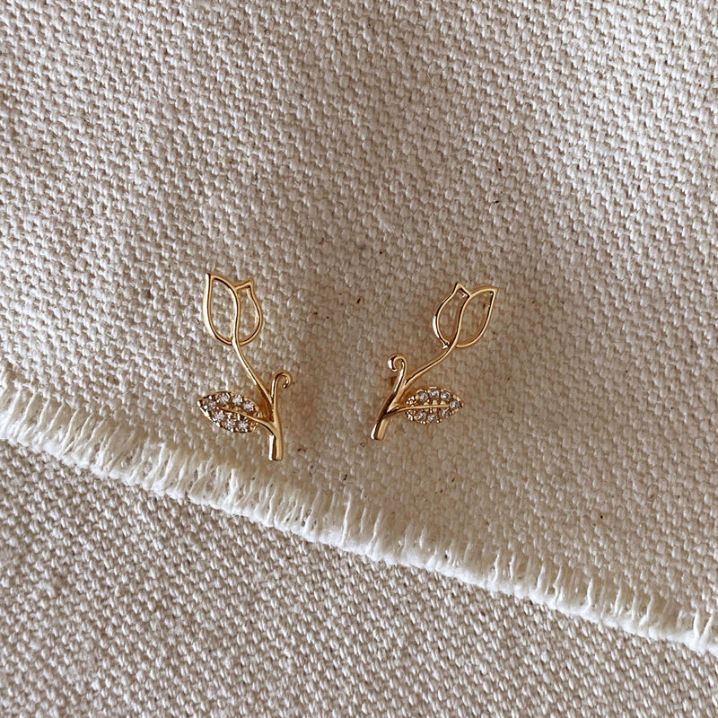 Tulip Stud Earrings