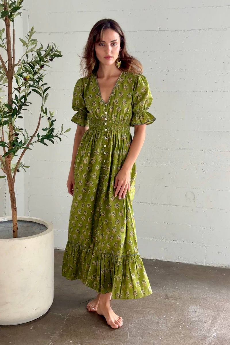 Tatiana Block Printed Dress
