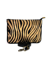 Marty Zebra Print Crossbody Bag & Clutch