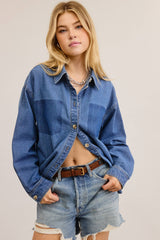 Button Down Denim Shirt