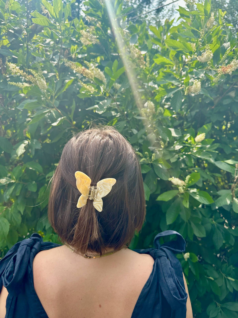 Autumn Butterfly Claw Hair Clip