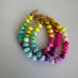 Pastel Rainbow Peruvian Opal Bracelet