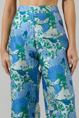 Willa Floral Jacquard Wide Leg Pants