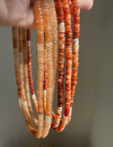 Peach Ombre Quartz Necklace