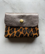 Leopard Coin & Card Purse