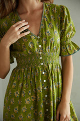 Tatiana Block Printed Dress