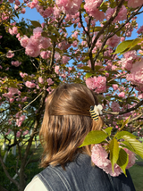 Hand-painted Mini Bee Claw Hair Clip