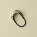 Narrow Crescent Metal Cuff Hair Tie