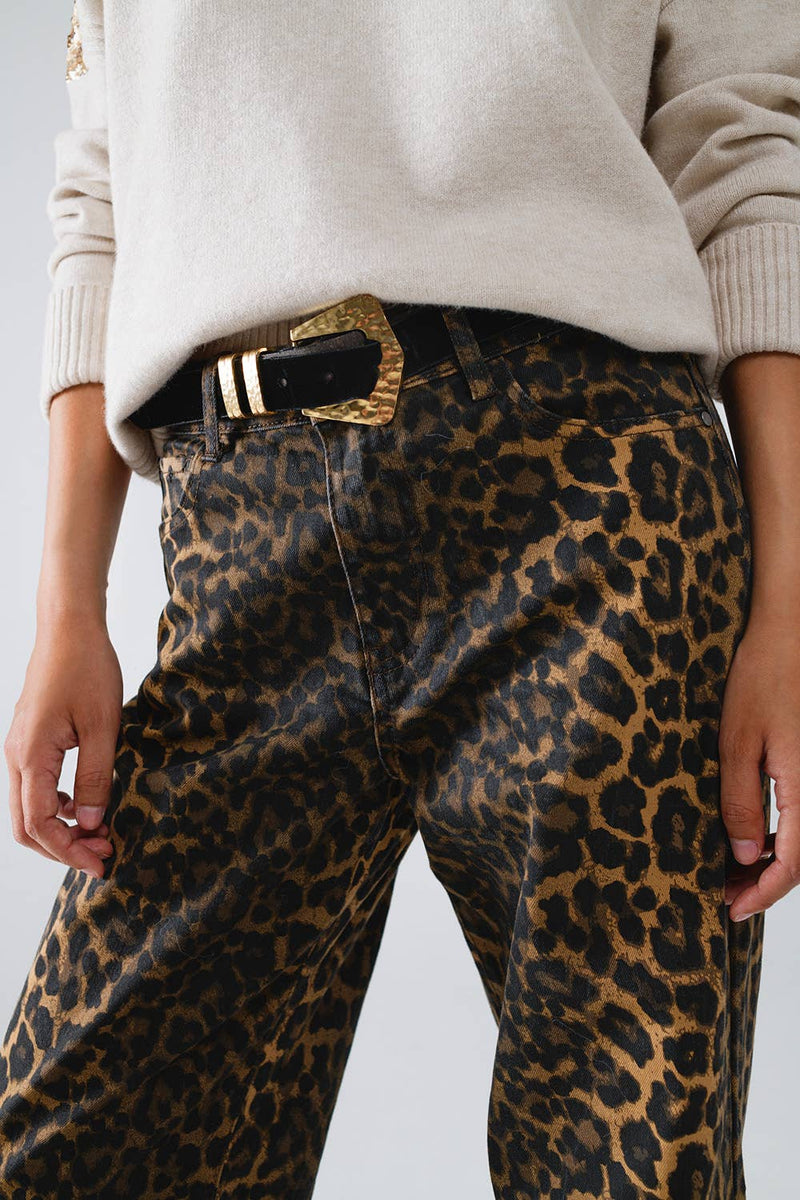 Leopard Print Pants