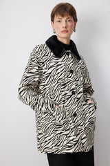 Zebra Patterned Jacket