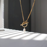 Pearl Toggle Necklace